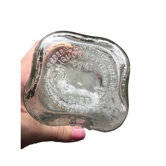 Vintage Thatcher Glass Embossed Bottle with Lid - 12'' tall - Picture 6 of 8